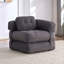 1 Seater Corduroy Sofa Bed-584684835