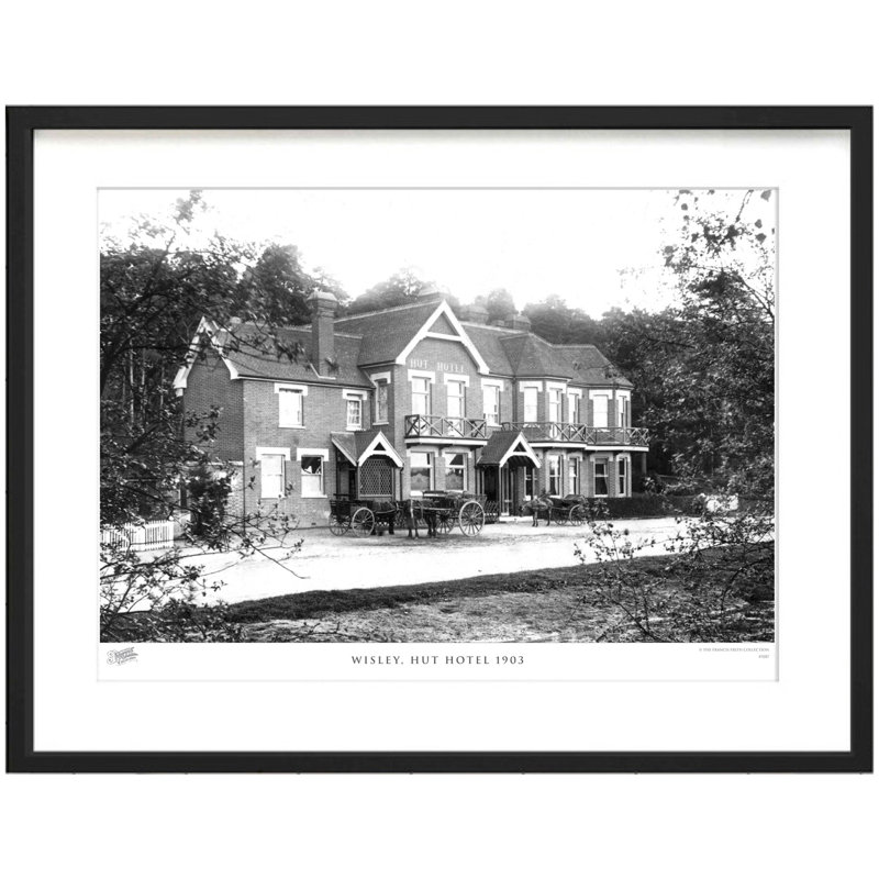 Wisley, Hut Hotel 1903 by Francis Frith - Single Picture Frame Print, 60cm H x 80cm W x 2.3cm D