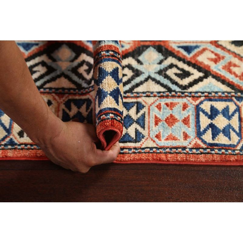 One-of-a-Kind 2'7" X 9'8" Runner Wool Area Rug in Rust