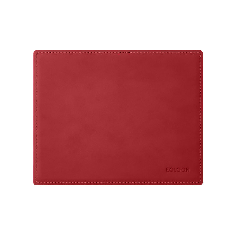 Mercurio Leather / Faux Leather Desk Pad, Ferrari Red