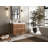 Sonoma Floating Teak 30'' Single Bathroom Vanity with Quartz Top-101178528