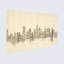«Houston Texas Skyline» par Michael Tompsett, impression sur toile tendue-1184417555