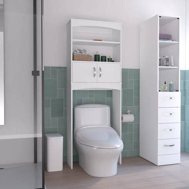 Latitude Run® Keedyn 25 W x 77 H x 8 D Over-The-Toilet Storage