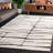Kirstey Ebony Hand Tufted Wool/Cotton Abstract Rug in Ivory/Dark Brown-706725508