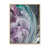 Toile avec cadre flottant brun