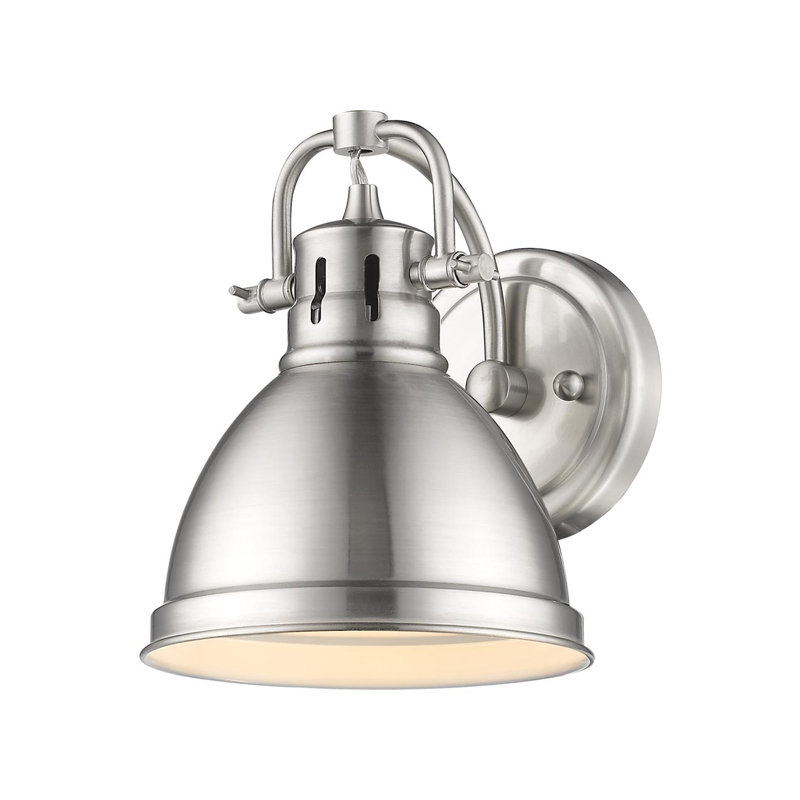 Dimmable Vanity Light, Pewter, Pewter