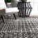 Tapis gris à motif abstrait Marito