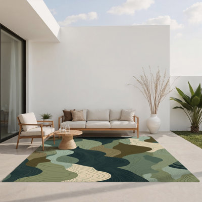 Tapis intérieur et extérieur Twilight Fractals