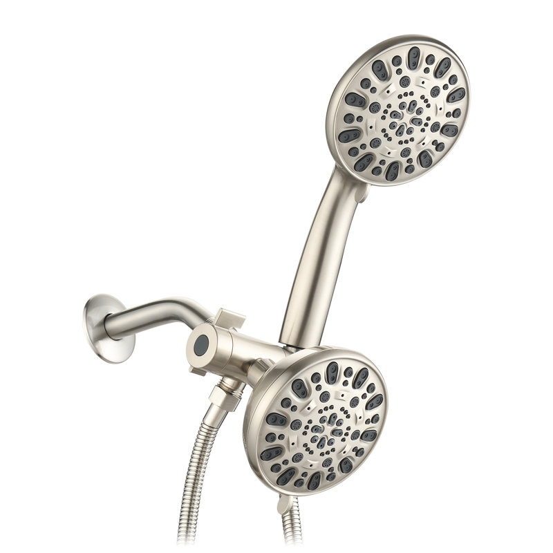 Dual Shower Head 1.8 GPM GPM, Brushed Nickel 