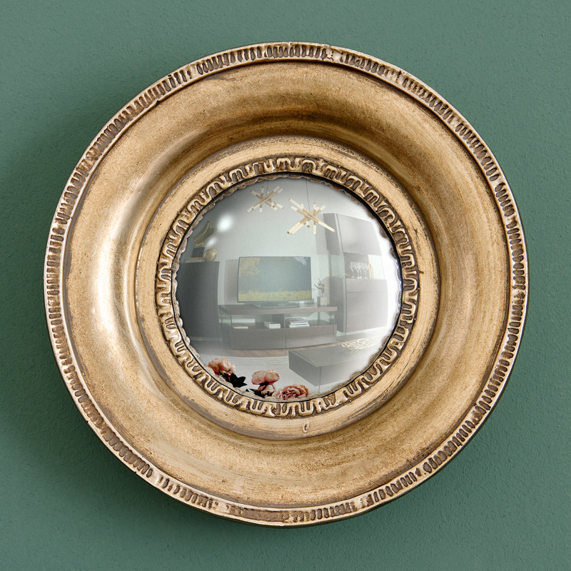 Myra Wood Convex Wall Mirror