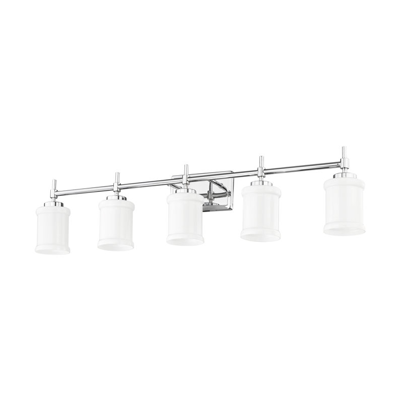 Cadoc 5 Light Vanity, Chrome