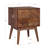 Emet Semi-Assembled Solid Wood 2-Drawer Nightstand-254005863