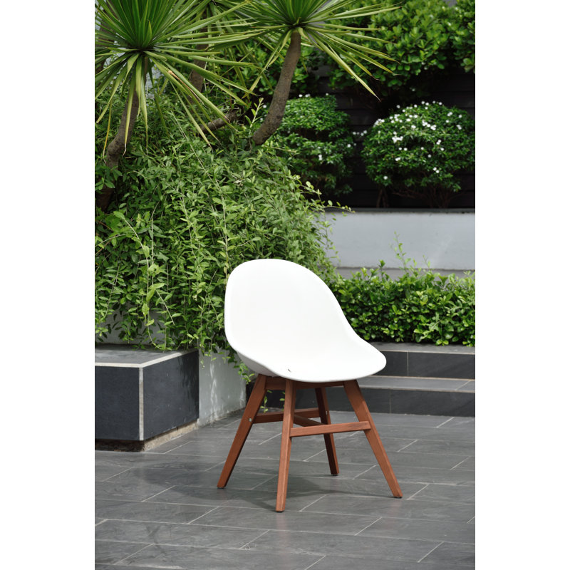 Chaise d'appoint pour l'extérieur Jacinta, Eucalyptus foncé
