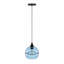 Luminaire suspendu sphérique en verre 1 lumière Yerby