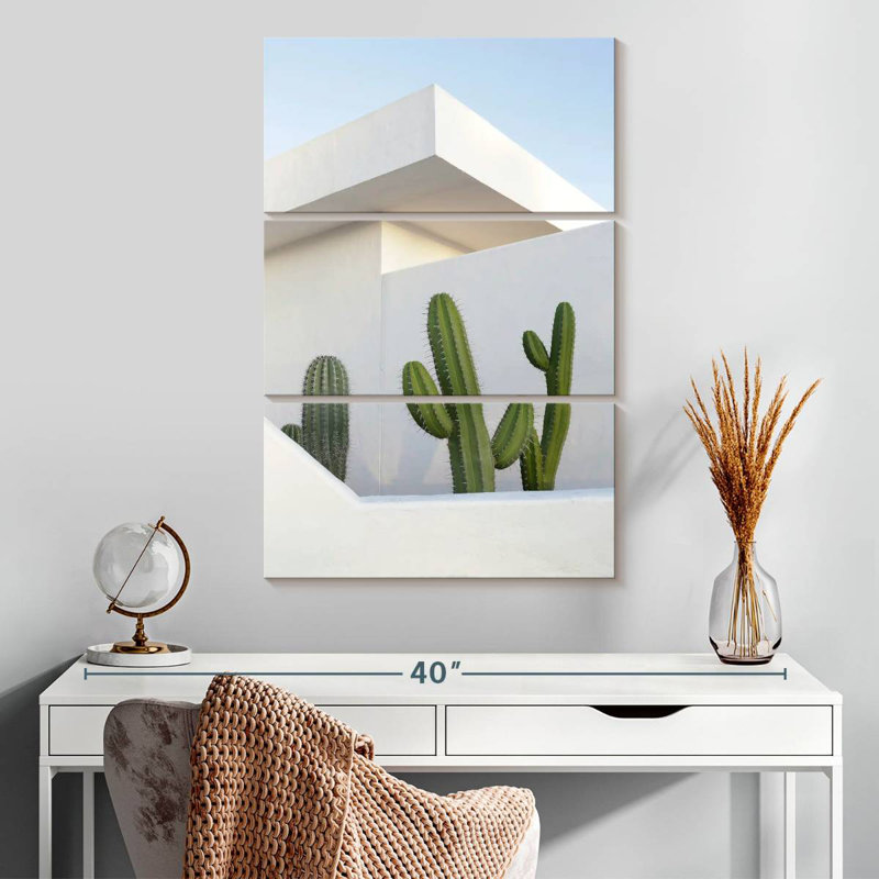 Harnek Spanish Building Cacti, 32" H x 20" W