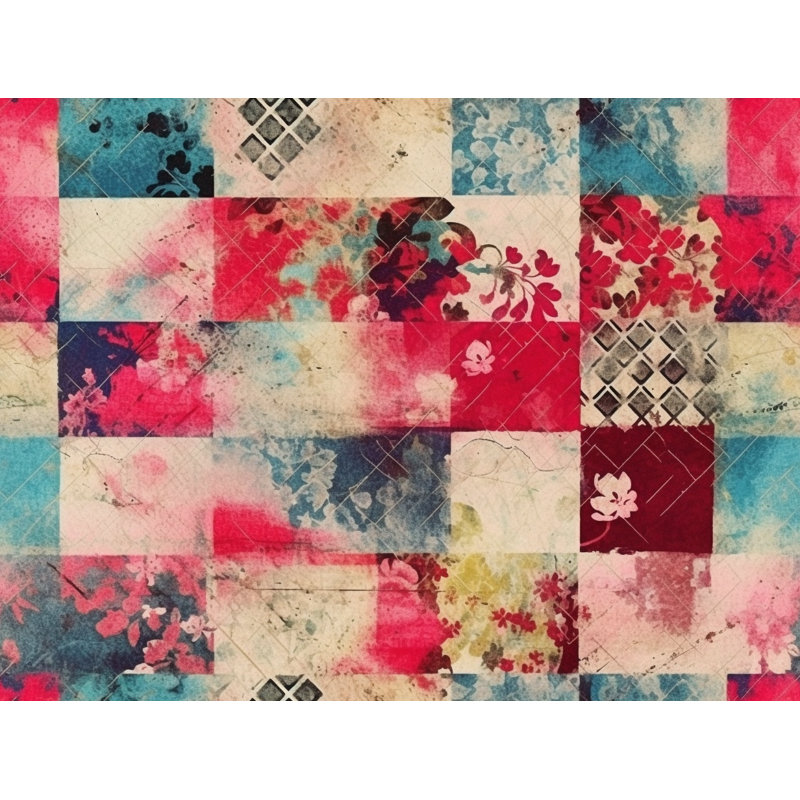 Polyester Checkered Comforter, Twin Comforter