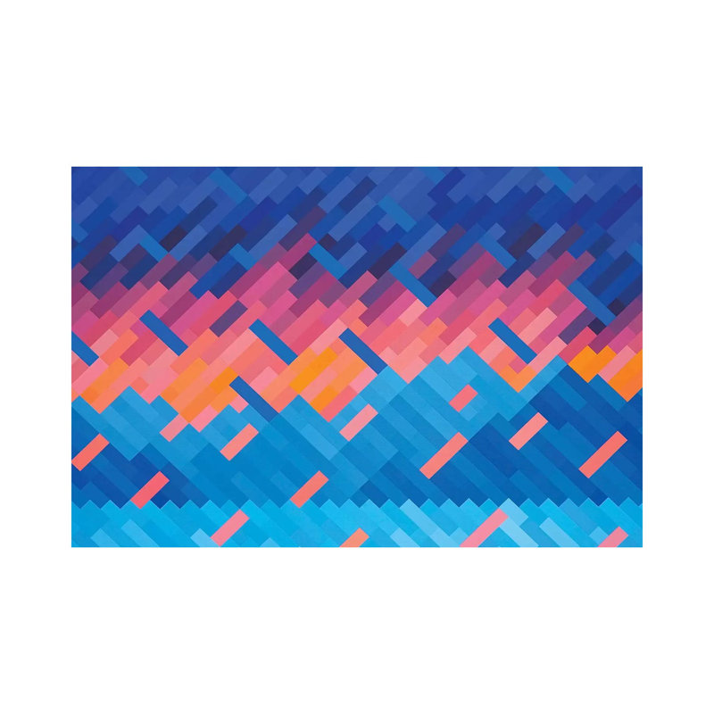 Abstract Sunset by Jun Youngjin - Wrapped Canvas Print, 30.48cm H x 45.72cm W