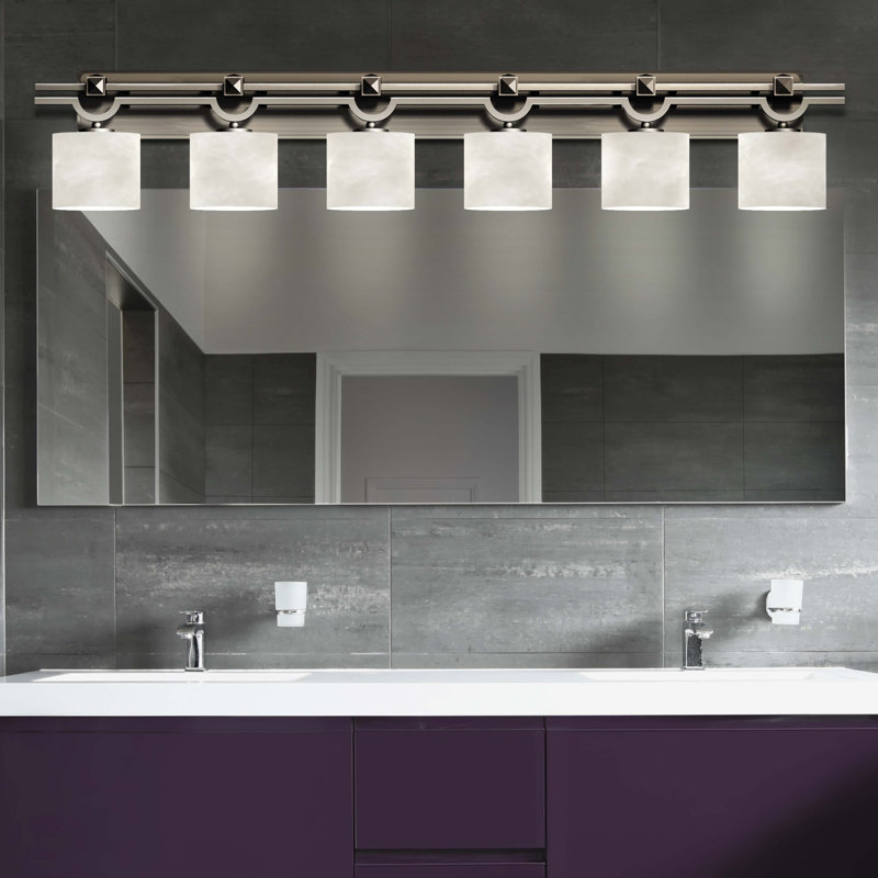 Brey 6 - Light Bath Bar, Brushed Nickel