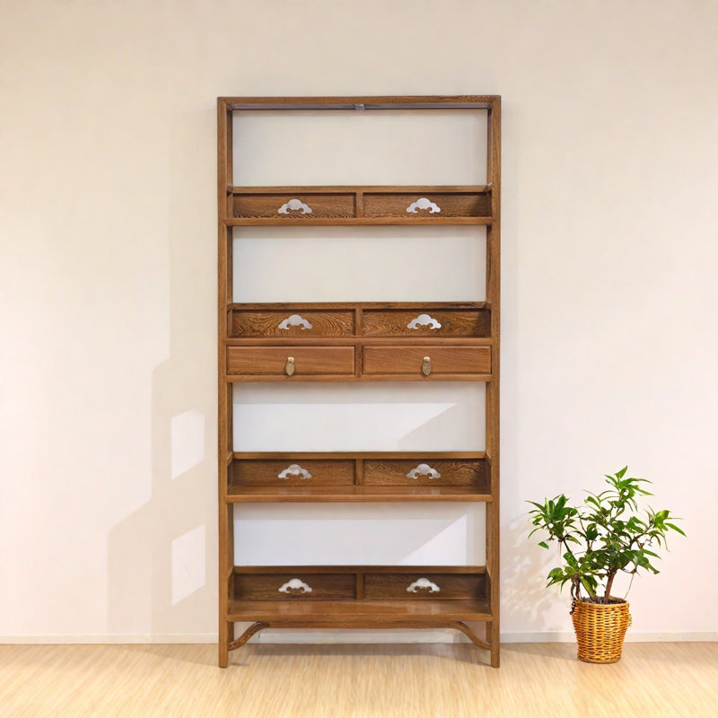 Bolindale, (4 Shelves) 77.9" H x 34.6" W x 13.7" D, Brown