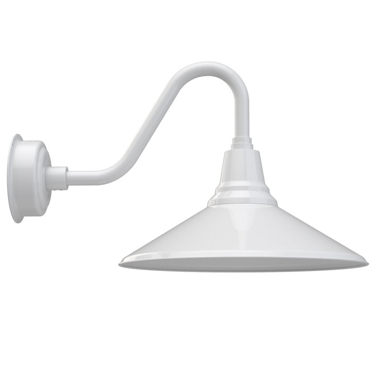 Albali Wall Light, White, 14.97" H x 18" W x 25.25" D