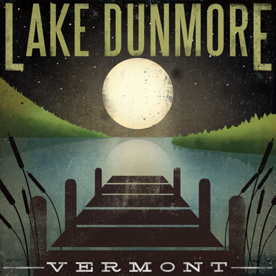 Lake Dunmore Dock by Ryan Fowler - Wrapped Canvas Art Prints