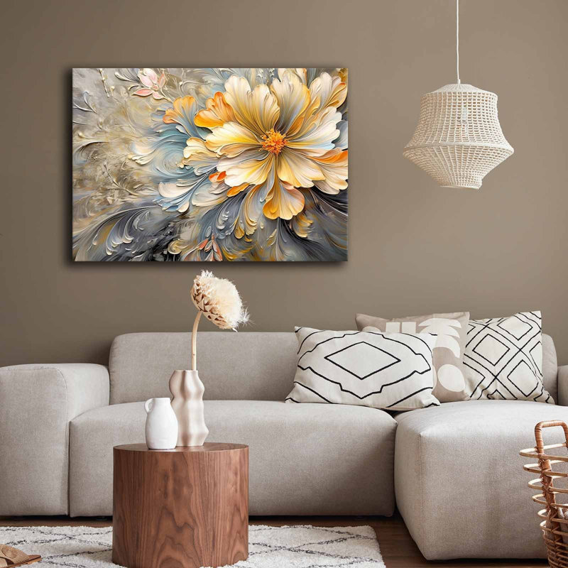 Peinture décorative sur toile