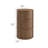 Clement Round Pedestal Stand Storage Table With Sliding Tambour Doors