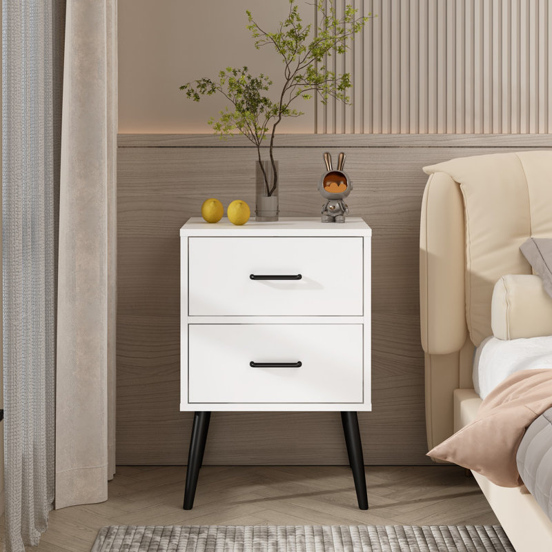Table de chevet, table de chevet moderne, petite table de bout pour chambre à coucher, salon ou appartement