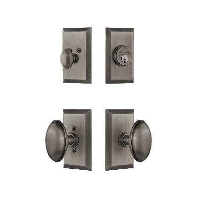Nostalgic Warehouse Studio Entry Set with Homestead Knob