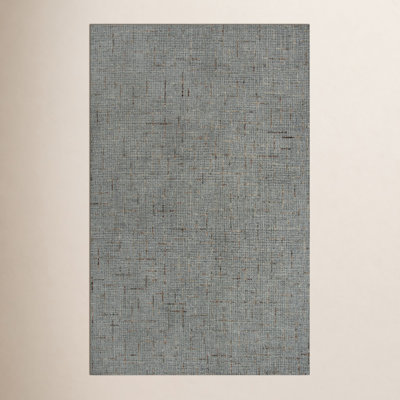 Caryville Light Gray Hand-Tufted Wool Rug