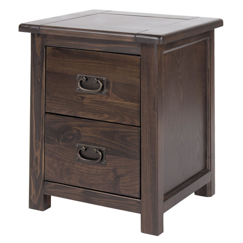 Wickerham 2 Drawer Bedside Table
