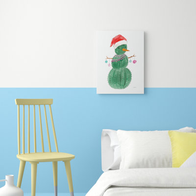 «A Very Cactus Christmas I» par Jenaya Jackson, reproduction sur toile
