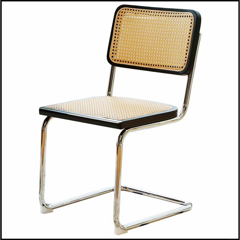 Ensemble de 2 chaises de salle à manger rétro de style Mid-Century Modern en similicuir, design ergonomique pour un confort et un style optimaux.