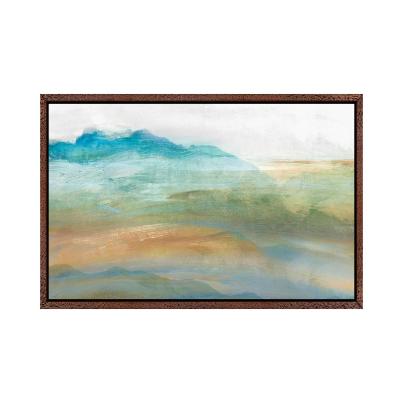 Panorama II by Isabelle Z - Print on Canvas, 66.04 cm H x 45.72 cm W, Classic Brown Wood Framed