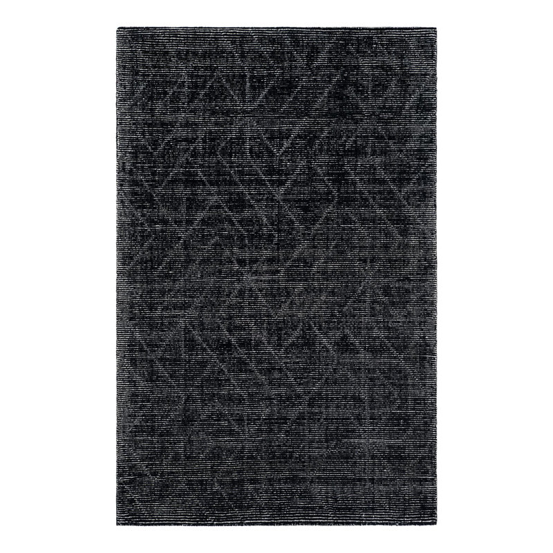 Cyndle Hand-Tufted Wool Geometric Area Rug, Rectangle 5'1" x 8'