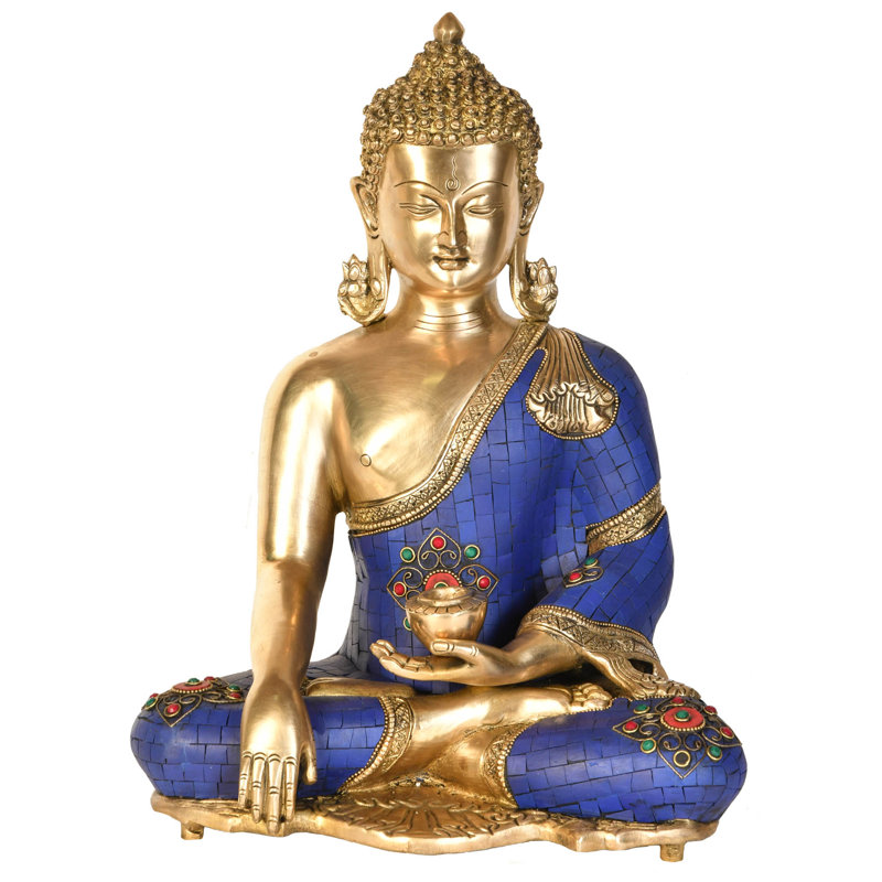 Bouddha bouddhiste tibétain à Bhumisparsha Mudra
