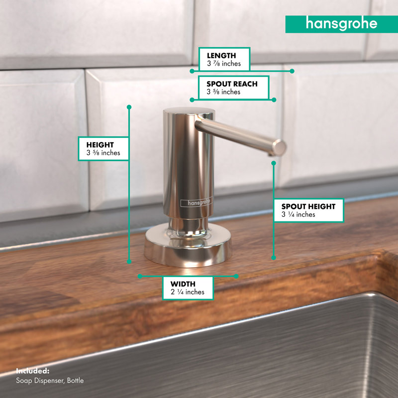 Talis Bath and Kitchen Sink Soap Dispenser, Polished Nickel