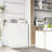 35.4" H x 31.5" W x 15.7" D Steel Storage Cabinet with 2 Adjustable Shelves-1164834623