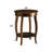 Accent Table With Walnut Finish And Shelf Storage Solid Wood Construction Walnut Veneer-1318150581
