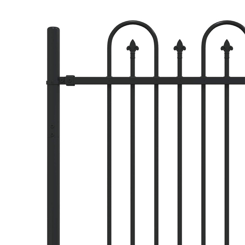 Powder-Coated Steel Fence Panels Included, 130cm H x 200cm W