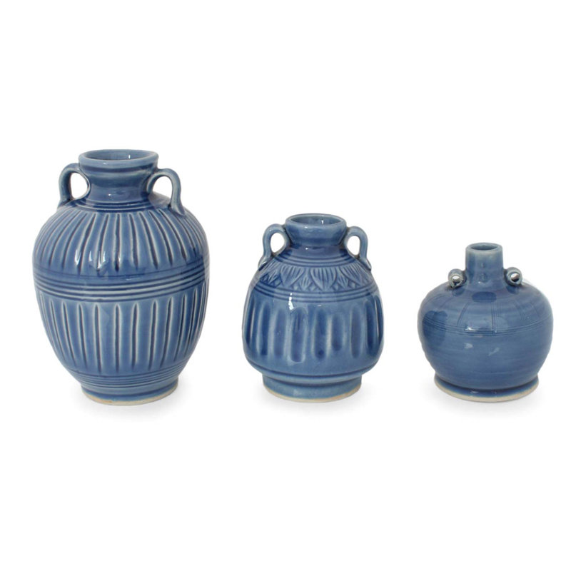 Ensemble de vases de table 3 pièces Apopka, clair