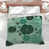 Floral vert foncé