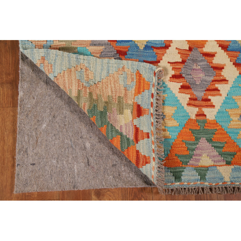 Tapis oriental multicolore Kilim 3 x 5