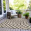 Tapis intérieur / extérieur brun lavable à la machine Xhevrie-941897441