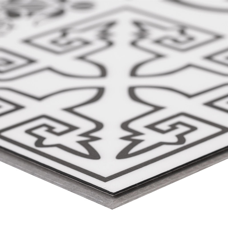 Ackland Tropez Tamyra Sombra 12 in. x 24 in. 5mm 12mil Waterproof Rigid Core Luxury Vinyl Tile Flooring, Tamyra Sombra