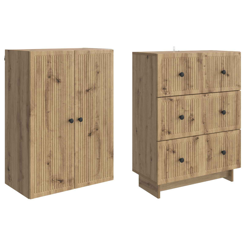 Storage Cabinet, Artisan Oak