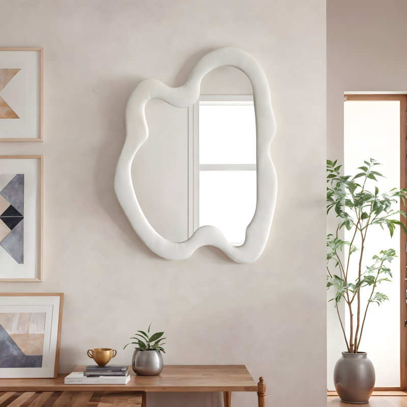 Miroir mural asymétrique