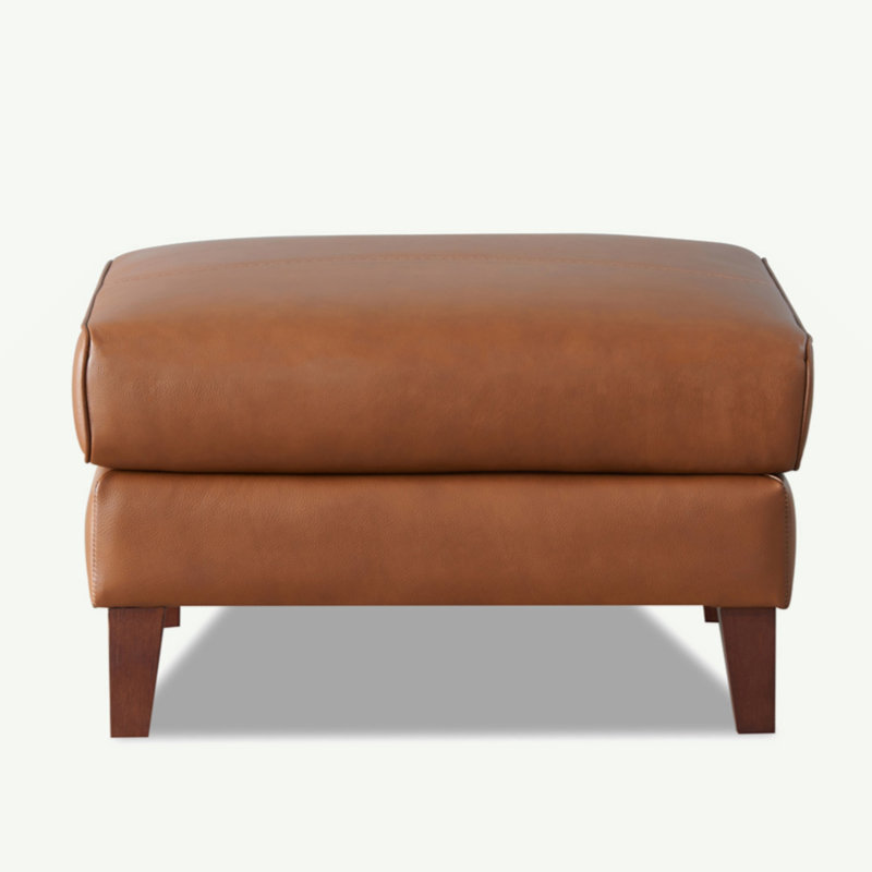 Maui Leather Ottoman