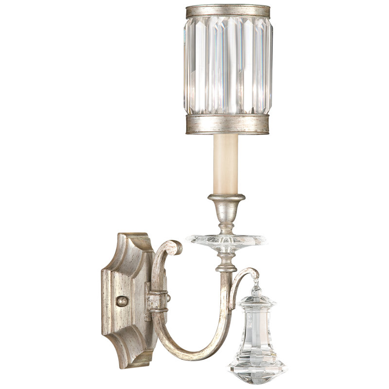 Eaton Place 1 - Light Armed Sconce, Warm Muted Silver