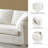Wimberly 85" Farmhouse Upholstered Slipcovered Sofa